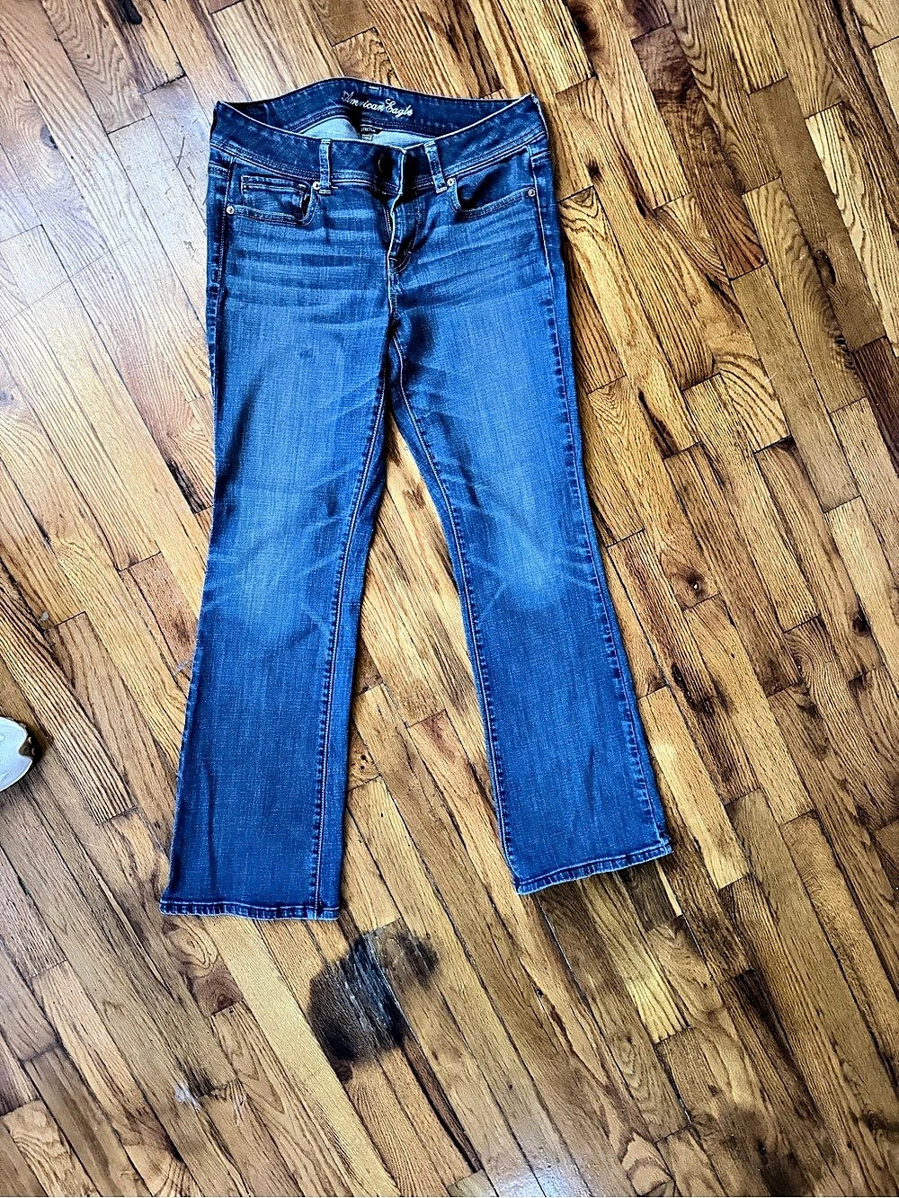 American Eagle Original Bootcut Stretch Jeans Size 10 Medium Wash